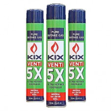 Kix Butane 5x 750ml (12 cans)